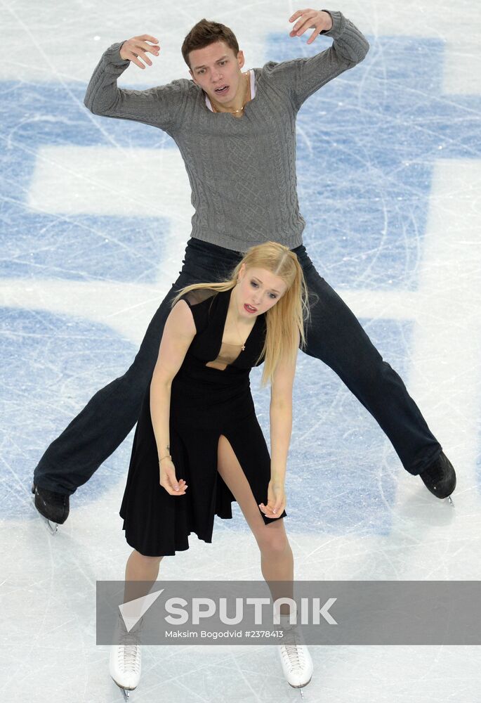 2014 Winter Olympics. Figure skating. Ice dance. Free skating