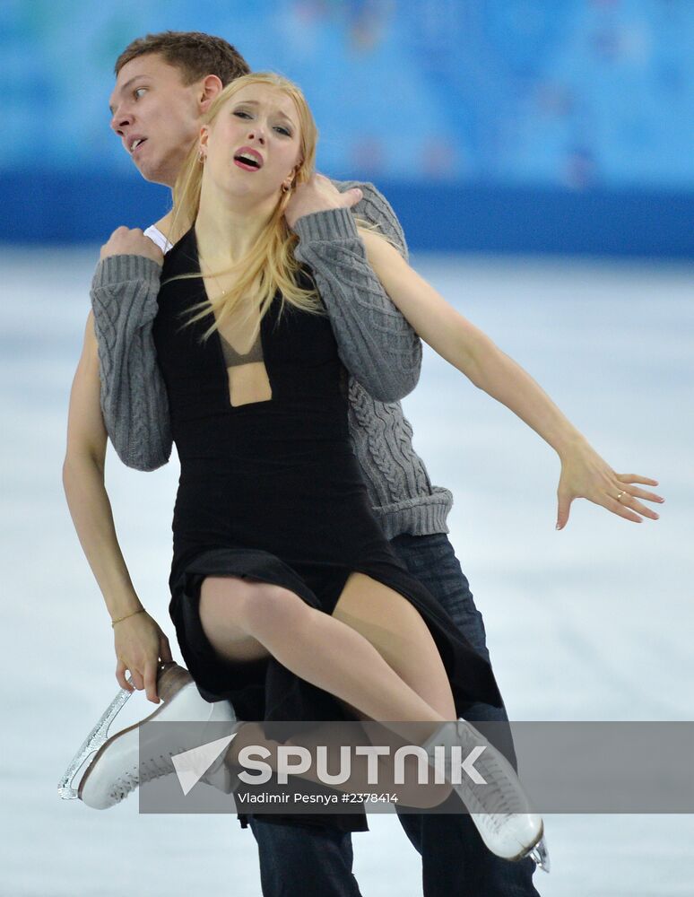 2014 Winter Olympics. Figure skating. Ice dance. Free skating