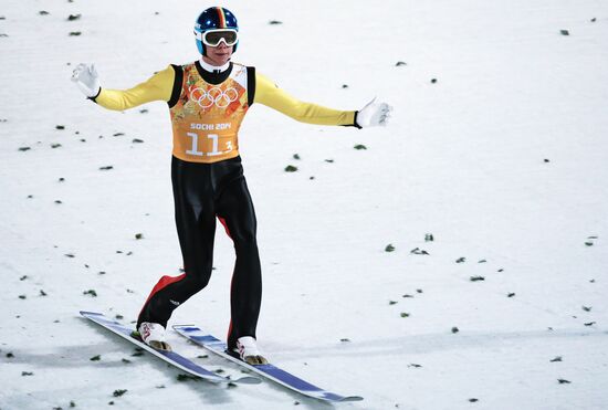 2014 Winter Olympics. Ski jumping. Teams