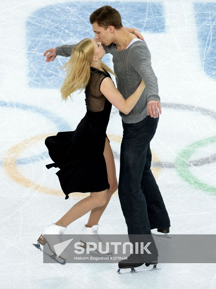 2014 Winter Olympics. Figure skating. Ice dance. Free skating