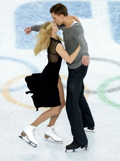 2014 Winter Olympics. Figure skating. Ice dance. Free skating