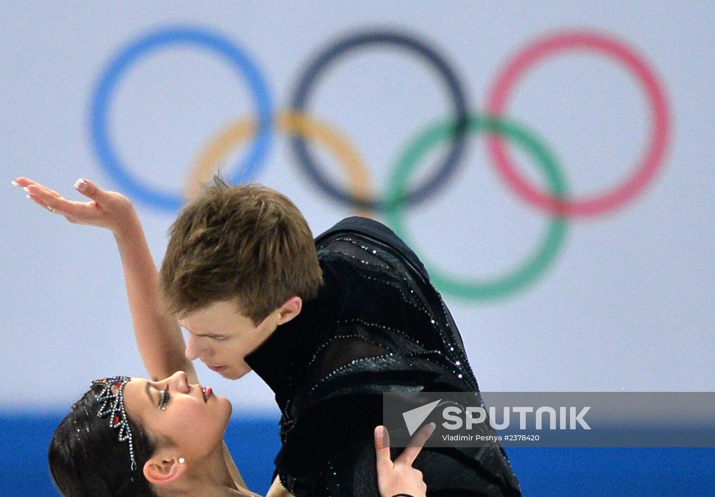 2014 Winter Olympics. Figure skating. Ice dance. Free skating