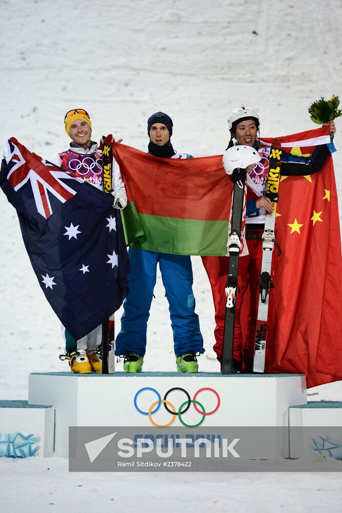 2014 Winter Olympics. Freestyle skiing. Men. Aerials.