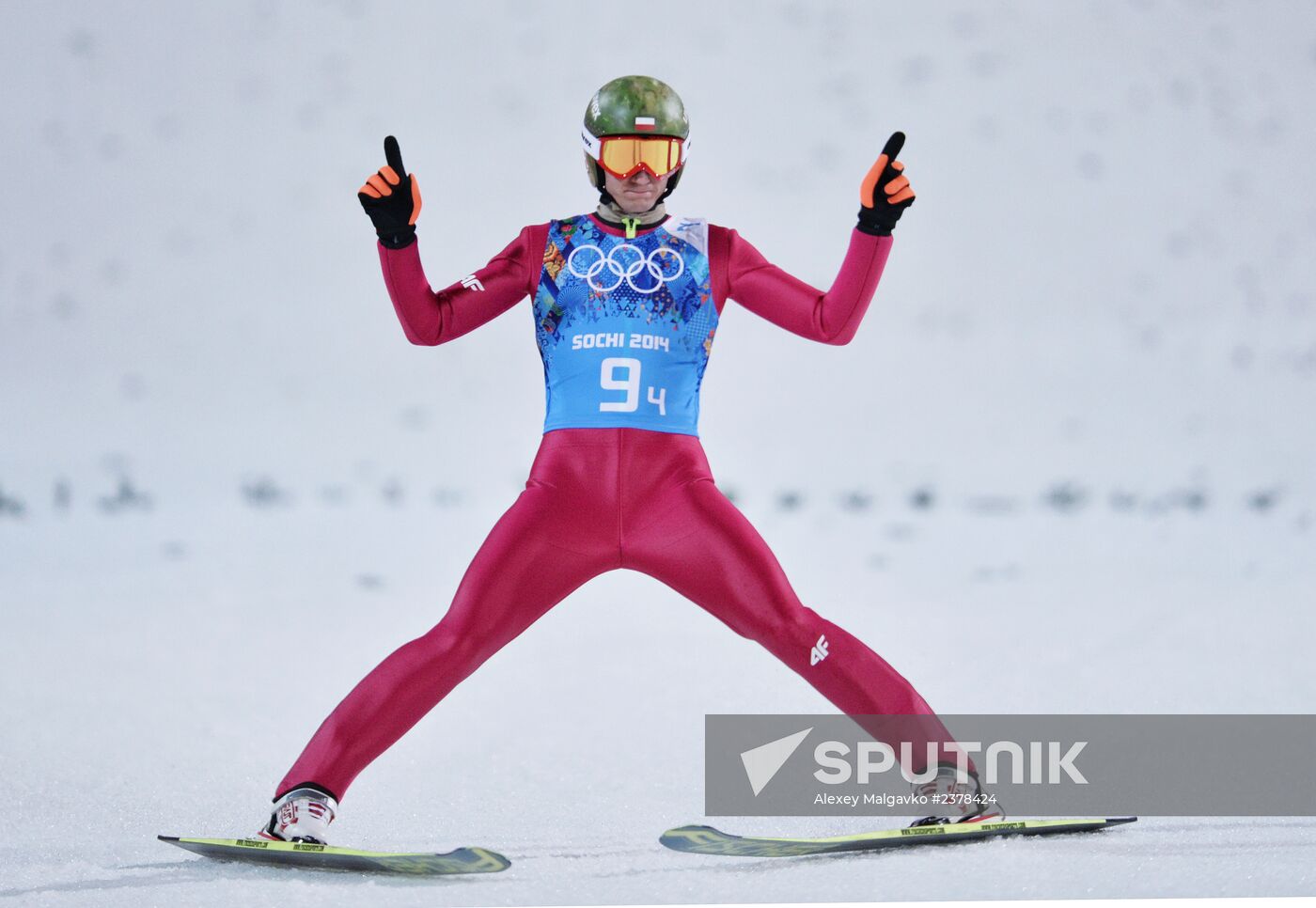 2014 Winter Olympics. Ski jumping. Teams