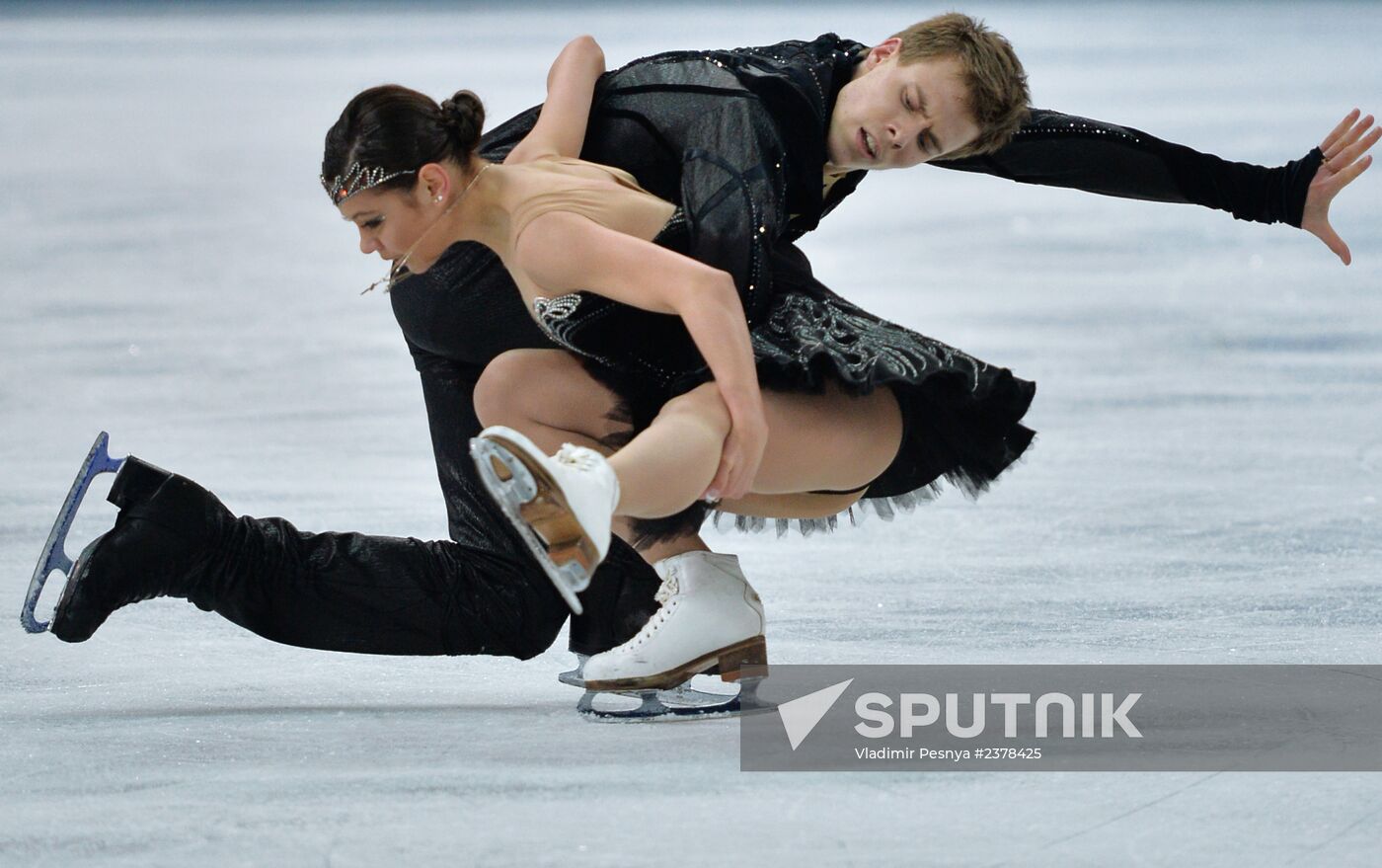 2014 Winter Olympics. Figure skating. Ice dance. Free skating