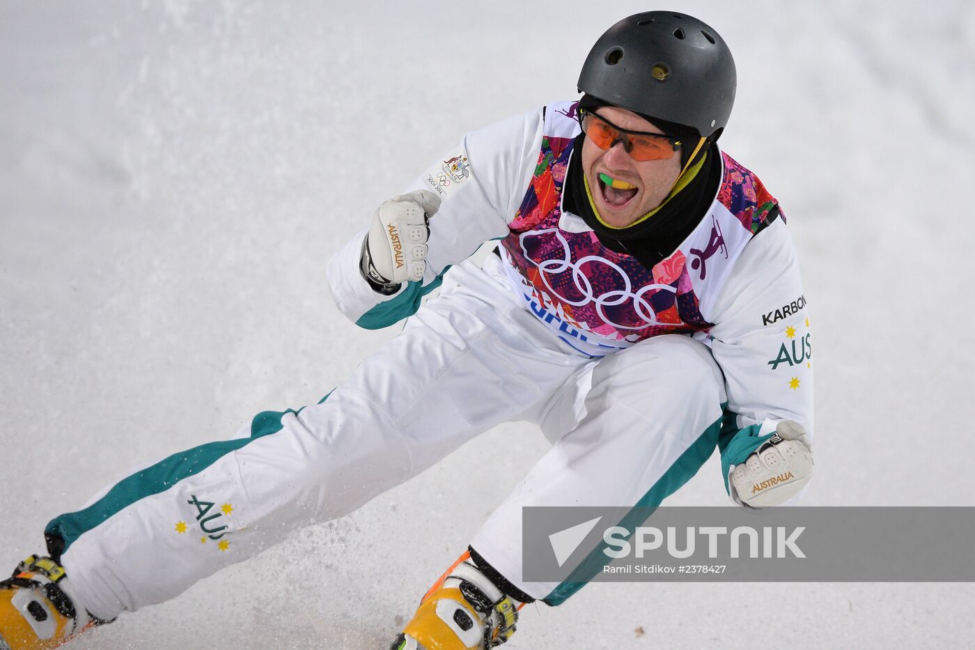 2014 Winter Olympics. Freestyle skiing. Men. Aerials.