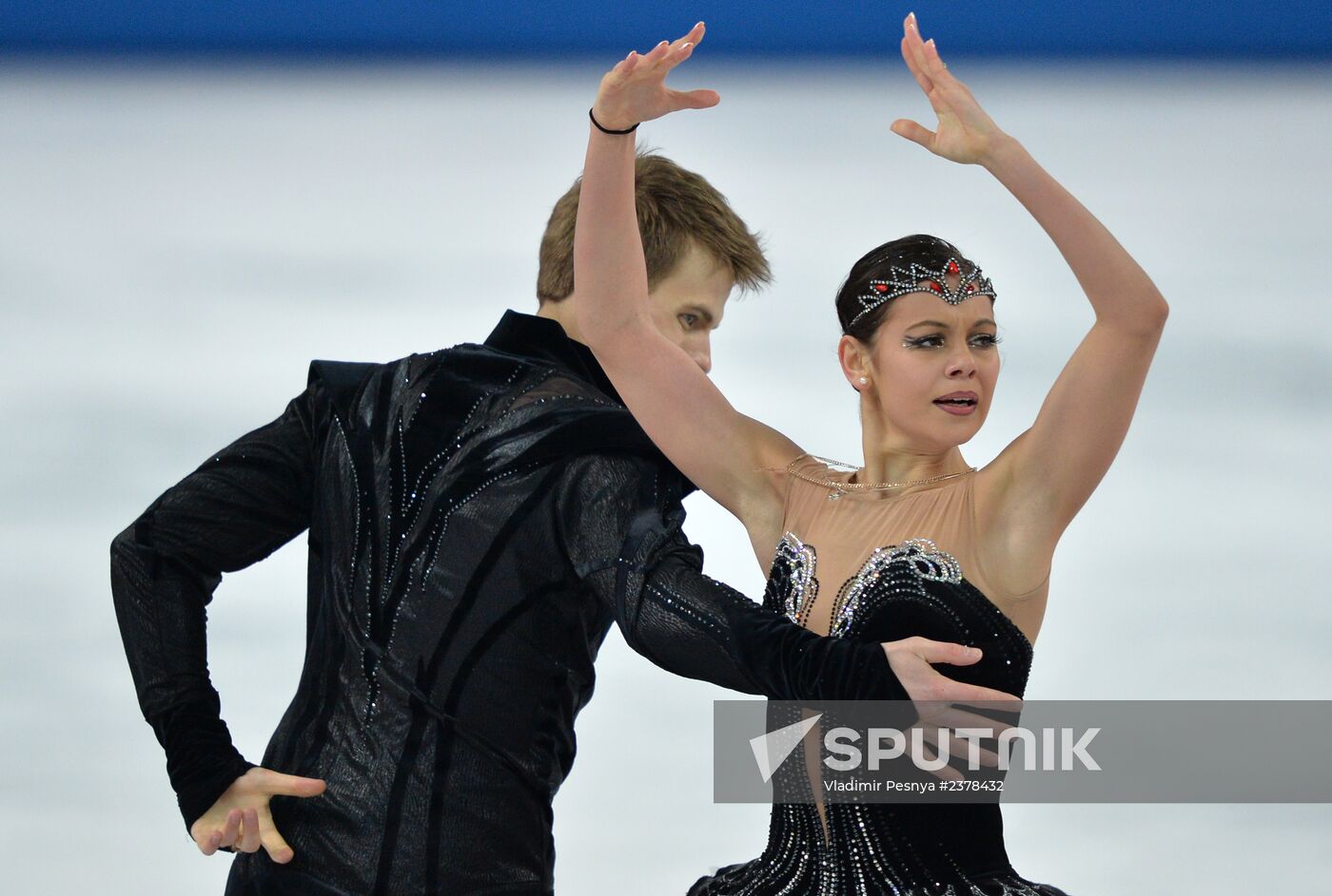 2014 Winter Olympics. Figure skating. Ice dance. Free skating