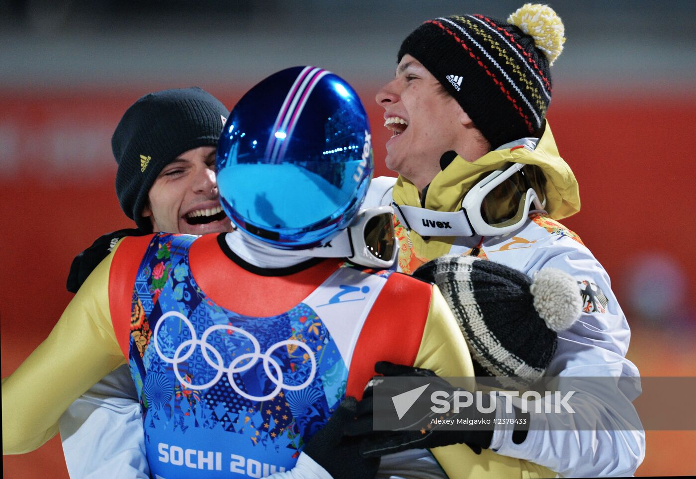 2014 Winter Olympics. Ski jumping. Teams