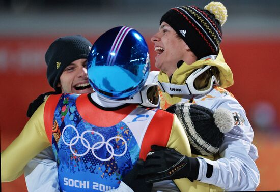 2014 Winter Olympics. Ski jumping. Teams