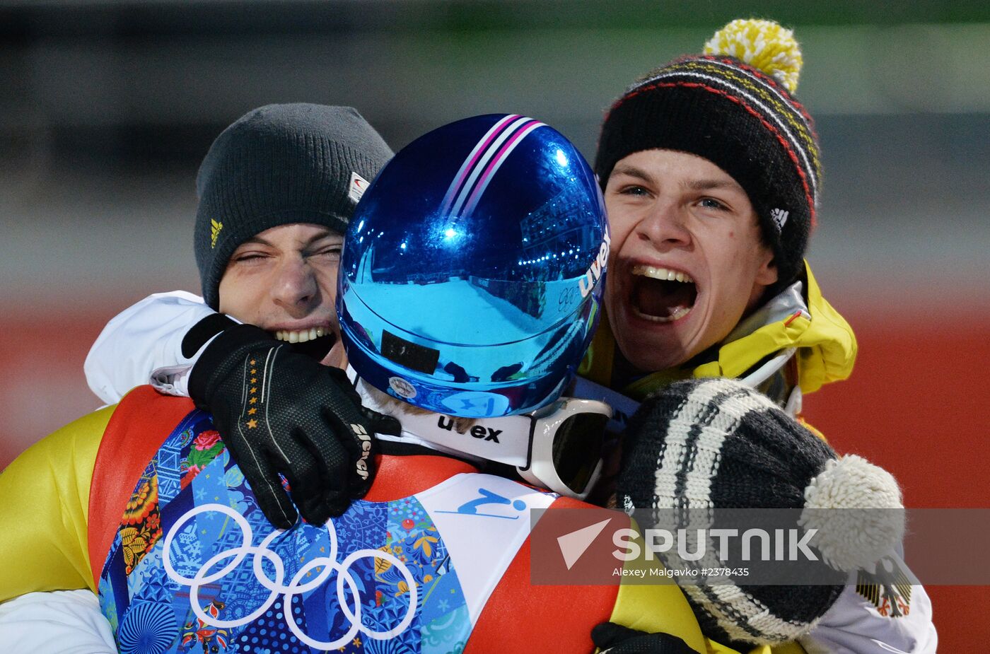 2014 Winter Olympics. Ski jumping. Teams