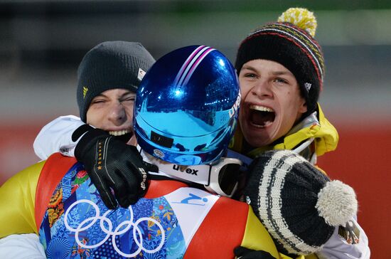 2014 Winter Olympics. Ski jumping. Teams