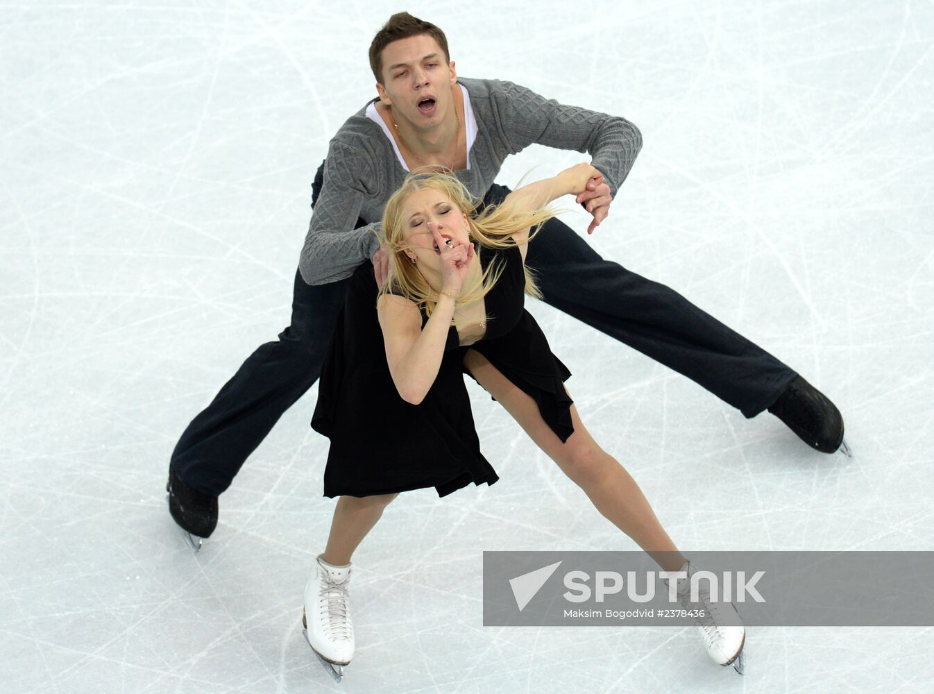 2014 Winter Olympics. Figure skating. Ice dance. Free skating