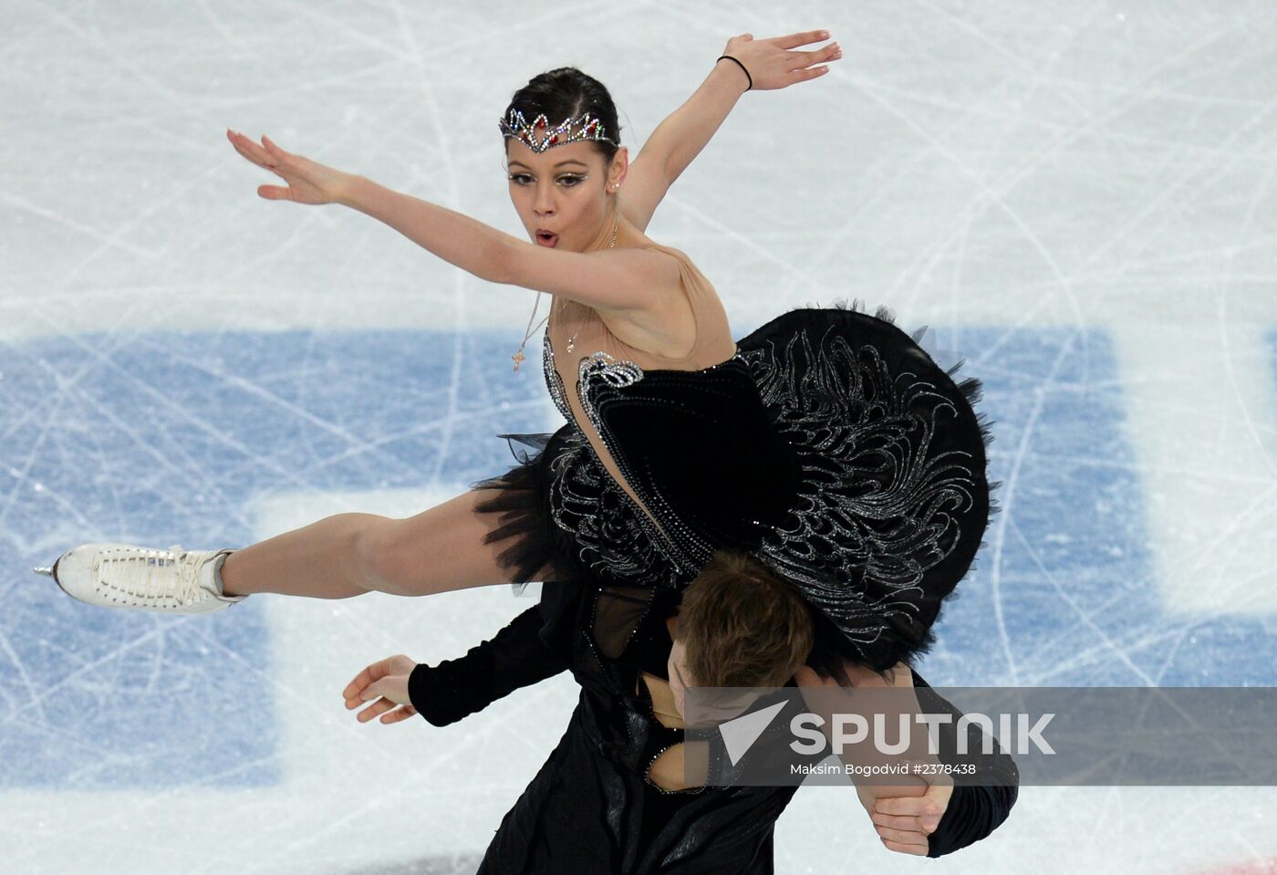 2014 Winter Olympics. Figure skating. Ice dance. Free skating