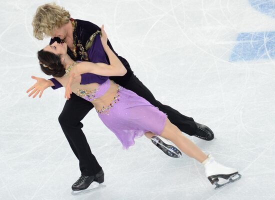 2014 Winter Olympics. Figure skating. Ice dance. Free skating