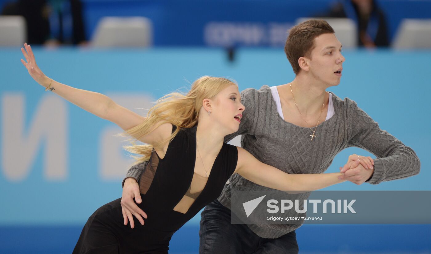 2014 Winter Olympics. Figure skating. Ice dance. Free skating