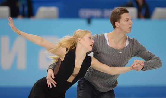 2014 Winter Olympics. Figure skating. Ice dance. Free skating