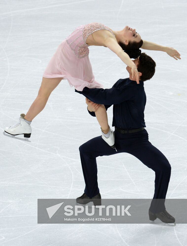 2014 Winter Olympics. Figure skating. Ice dance. Free skating