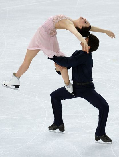 2014 Winter Olympics. Figure skating. Ice dance. Free skating