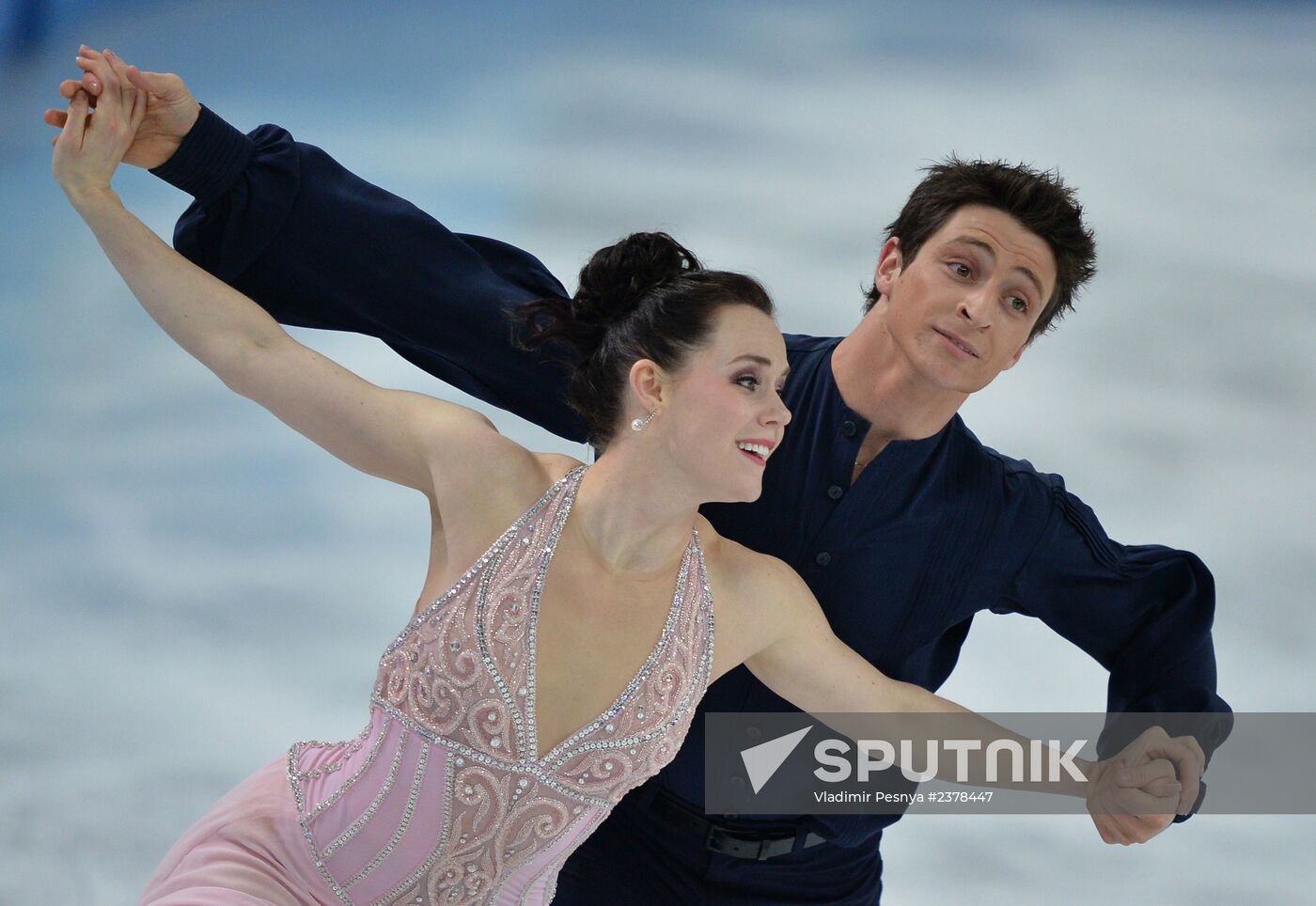 2014 Winter Olympics. Figure skating. Ice dance. Free skating