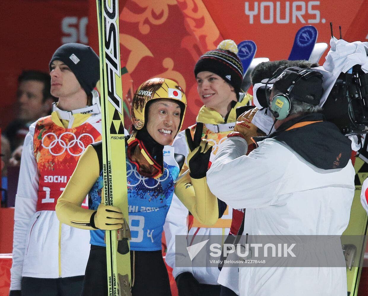 2014 Winter Olympics. Ski jumping. Teams