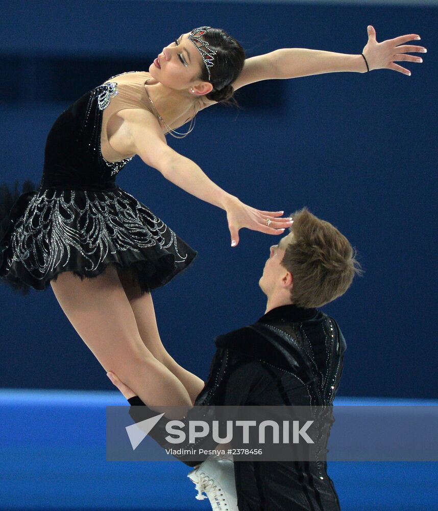 2014 Winter Olympics. Figure skating. Ice dance. Free skating