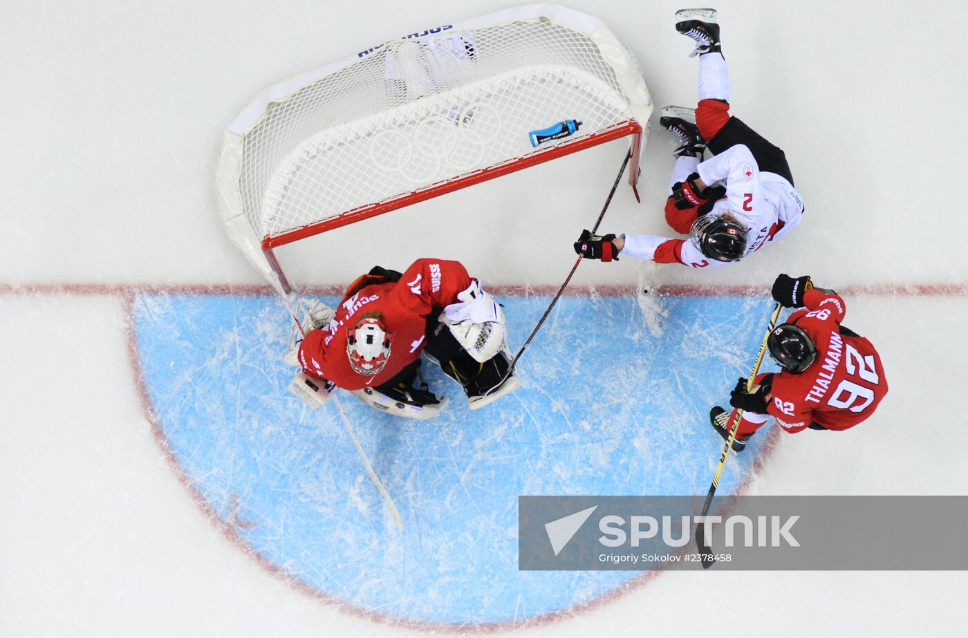 2014 Winter Olympics. Hockey. Women. Canada vs. Switzerland