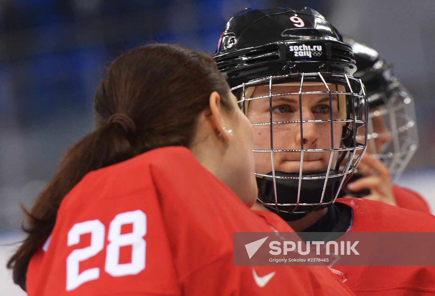 2014 Winter Olympics. Ice hockey. Women. Canada vs. Switzerland