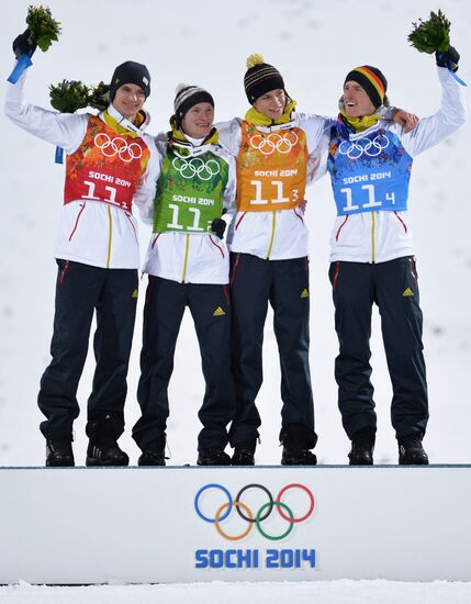 2014 Winter Olympics. Ski jumping. Teams