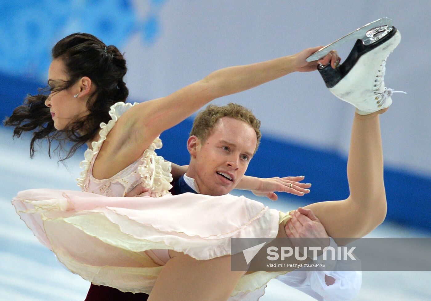 2014 Winter Olympics. Figure skating. Ice dance. Free skating