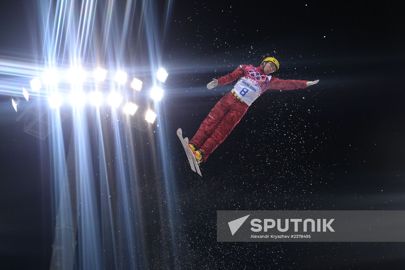 2014 Winter Olympics. Freestyle skiing. Men. Aerials