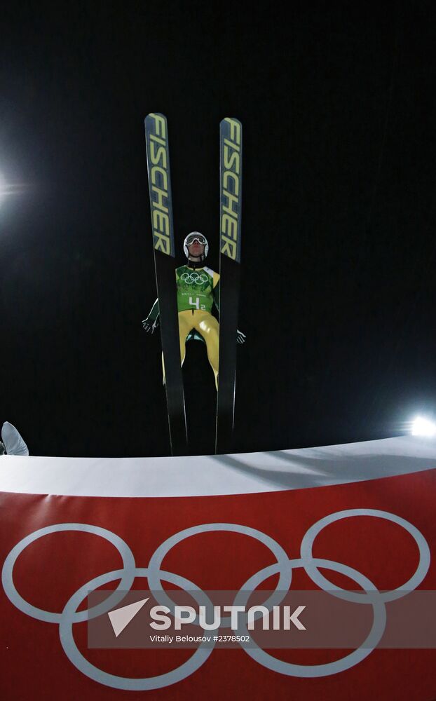 2014 Winter Olympics. Ski jumping. Teams