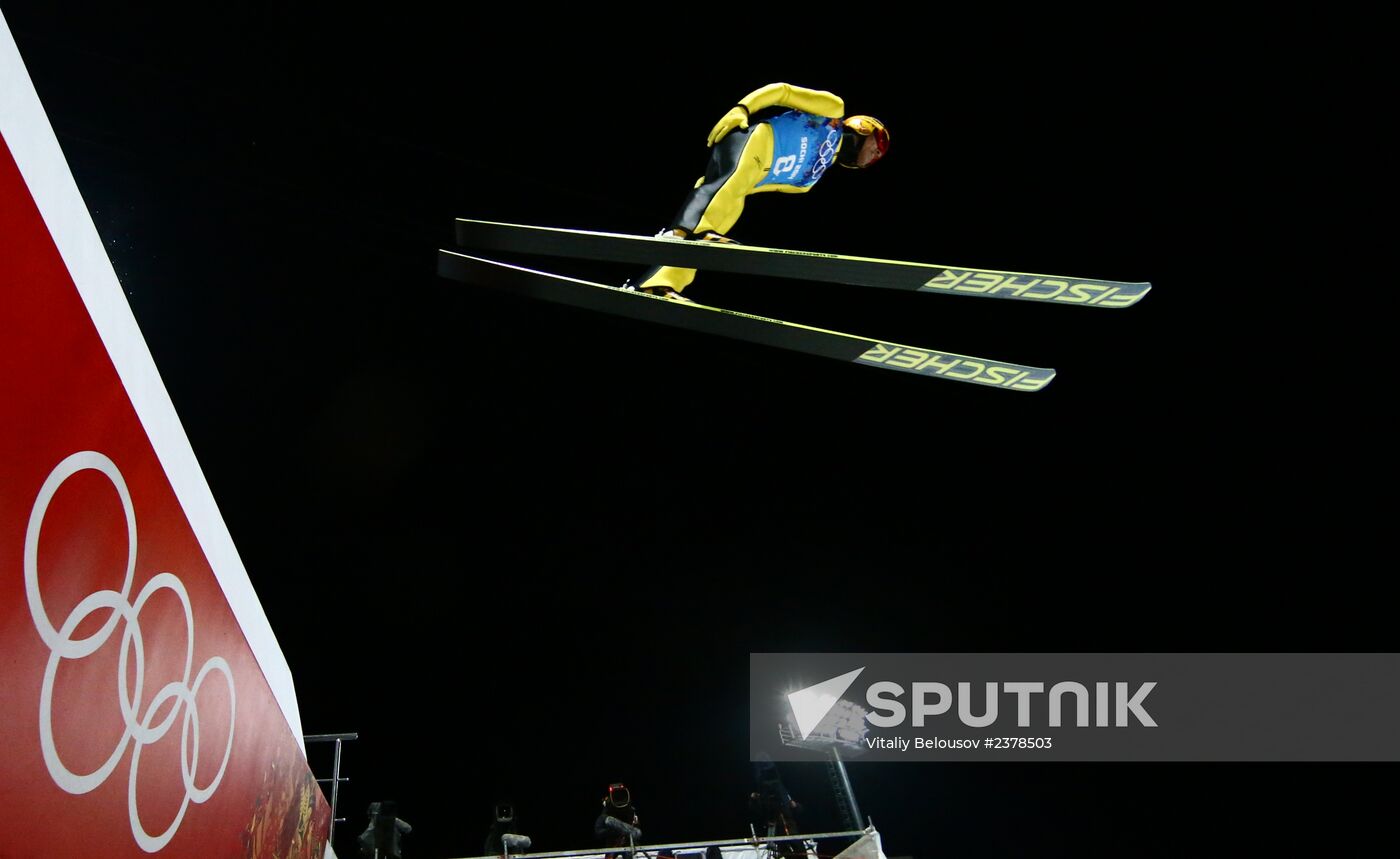 2014 Winter Olympics. Ski jumping. Teams