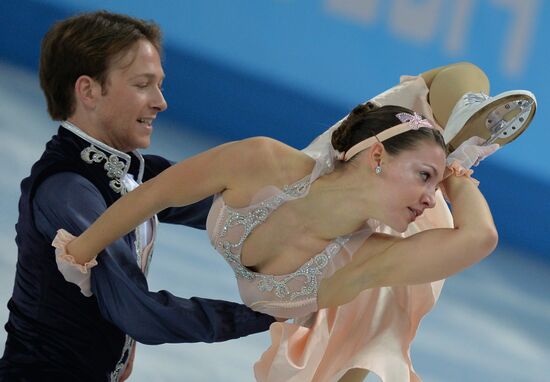 2014 Winter Olympics. Figure skating. Ice dance. Free skating