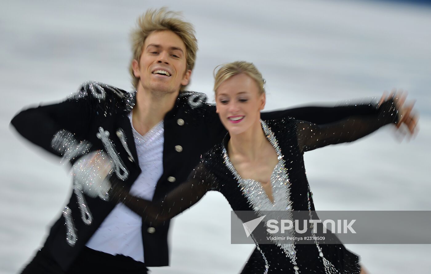 2014 Winter Olympics. Figure skating. Ice dance. Free skating