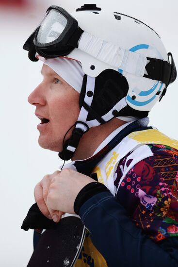 2014 Winter Olympics. Snowboarding. Men. Snowboard cross