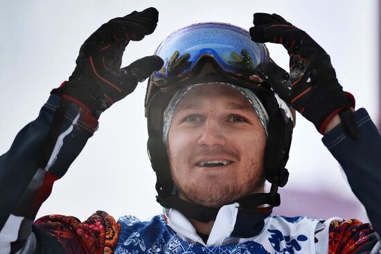 2014 Winter Olympics. Snowboarding. Men. Snowboard cross