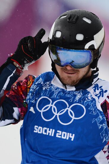 2014 Winter Olympics. Snowboarding. Men. Snowboard cross