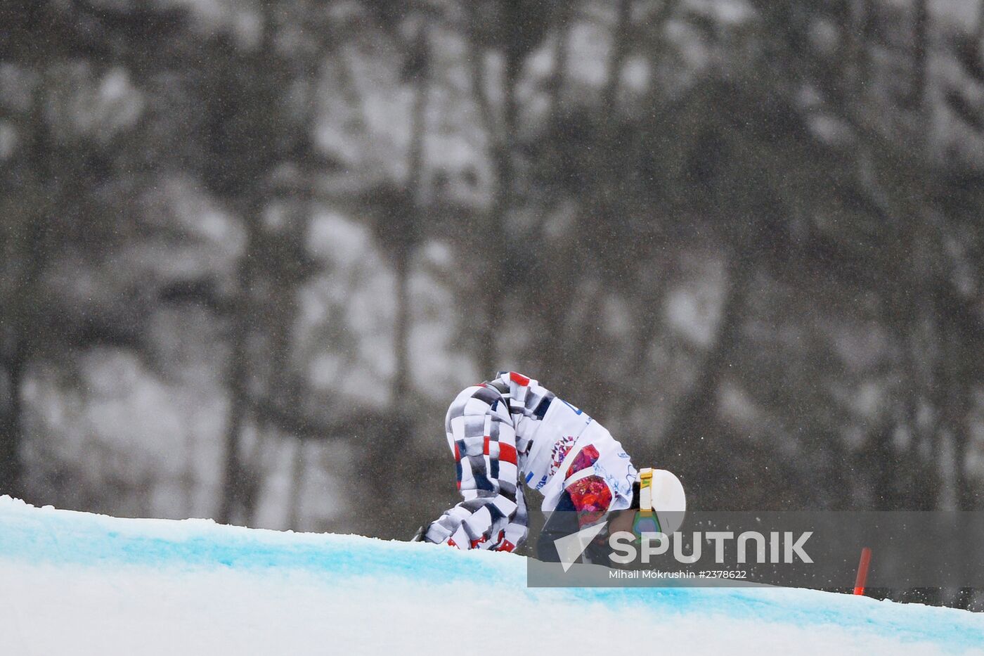 2014 Winter Olympics. Snowboarding. Men. Snowboard cross