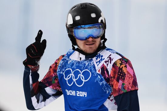 2014 Winter Olympics. Snowboarding. Men. Snowboard cross