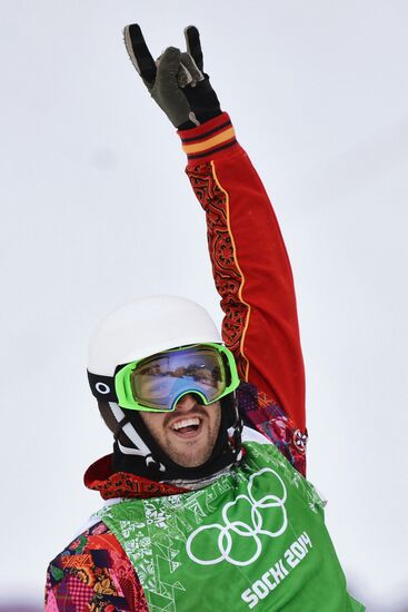 2014 Winter Olympics. Snowboarding. Men. Snowboard cross