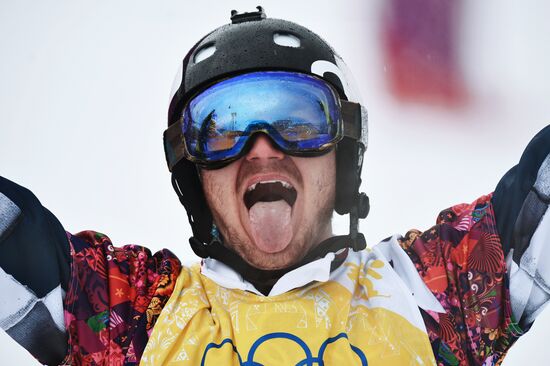 2014 Winter Olympics. Snowboarding. Men. Snowboard cross