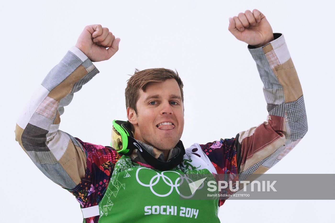 2014 Winter Olympics. Snowboarding. Men. Snowboard cross