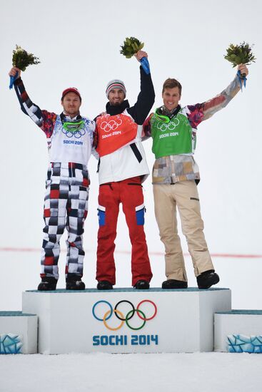 2014 Winter Olympics. Snowboarding. Men. Snowboard cross
