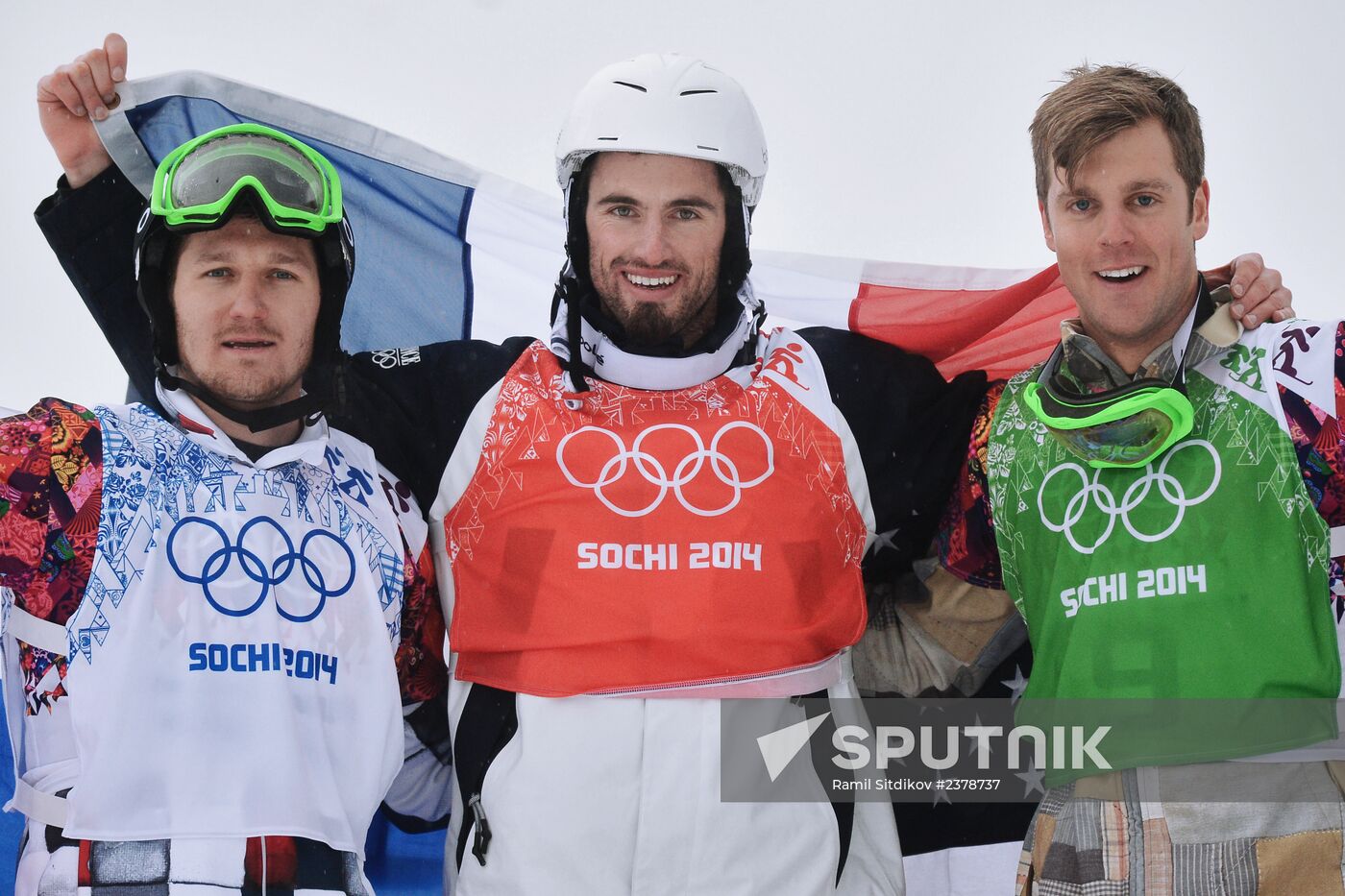 2014 Winter Olympics. Snowboarding. Men. Snowboard cross