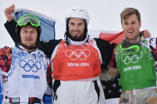 2014 Winter Olympics. Snowboarding. Men. Snowboard cross