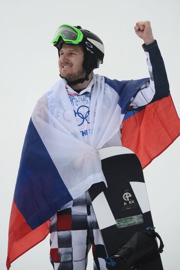 2014 Winter Olympics. Snowboarding. Men. Snowboard cross