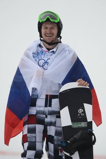 2014 Winter Olympics. Snowboarding. Men. Snowboard cross