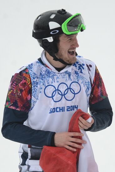 2014 Winter Olympics. Snowboarding. Men. Snowboard cross