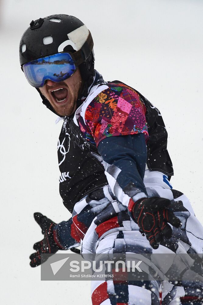 2014 Winter Olympics. Snowboarding. Men. Snowboard cross