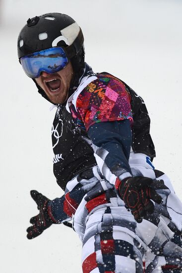 2014 Winter Olympics. Snowboarding. Men. Snowboard cross